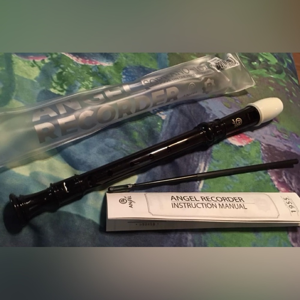 Soprano 101 Angel Recorder Baroque NEW Pouch Instruction Manual